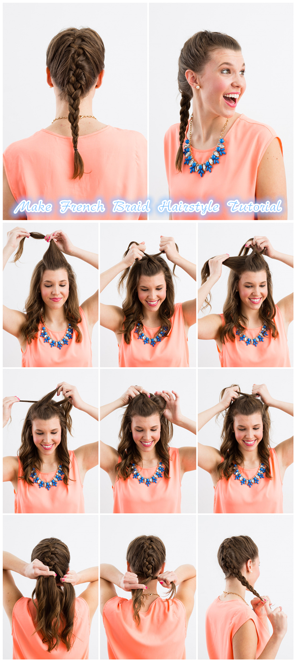 Make French Braid Hairstyle Tutorial